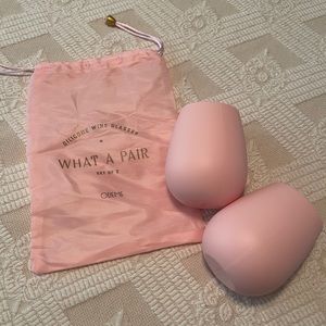 Odeme What a Pair set of 2 silicone wine glasses
